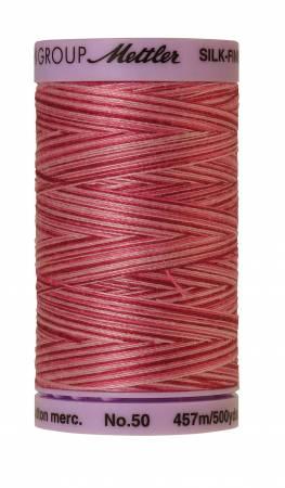 Silk-Finish Cranberry Crush 50wt 500M Variegated Cotton Thread