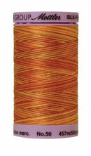 Silk-Finish Falling Leaves 50wt 500M Variegated Cotton Thread