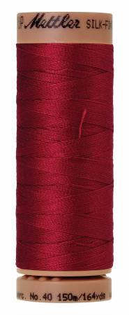 Silk-Finish Fire Engine 40wt 150M Solid Cotton Thread