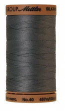 Silk-Finish Flint Stone 40wt 500yd Solid Cotton Thread