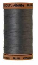 Silk-Finish Flint Stone 40wt 500yd Solid Cotton Thread