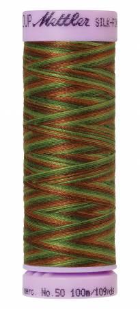 Silk-Finish Forest Land 50wt 100M Variegated Cotton Thread