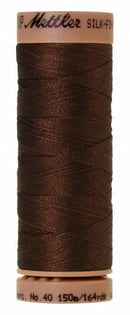 Silk-Finish Friar Brown 40wt 150M Solid Cotton Thread