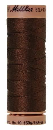Silk-Finish Friar Brown 40wt 150M Solid Cotton Thread