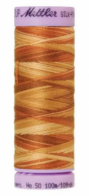 Silk-Finish Iced Coffee 50wt 100M Variegated Cotton Thread