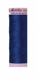 Silk-Finish Imperial Blue 50wt 150M Solid Cotton Thread