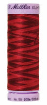 Silk-Finish Midnight Garnet 50wt 100M Variegated Cotton Thread