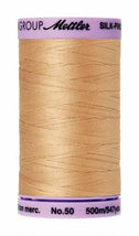 Silk-Finish Oat Straw50wt 500M Solid Cotton Thread