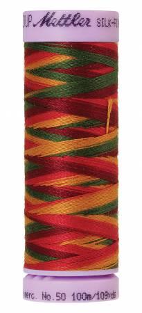 Silk-Finish Poppy Garden 50wt 100M Variegated Cotton Thread