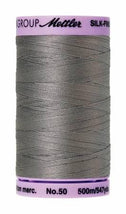 Silk-Finish Rain Cloud50wt 500M Solid Cotton Thread