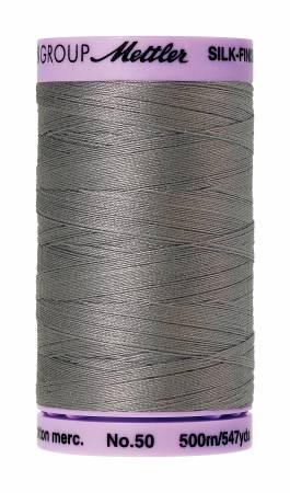 Silk-Finish Rain Cloud50wt 500M Solid Cotton Thread