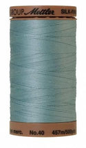 Silk-Finish Rough Sea 40wt 500yd Solid Cotton Thread