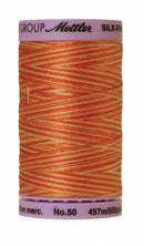 Silk-Finish Rust Ombre 50wt 500M Variegated Cotton Thread