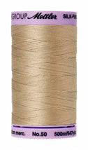 Silk-Finish Straw50wt 500M Solid Cotton Thread