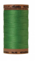 Silk-Finish Vibrant Green 40wt 500yd Solid Cotton Thread