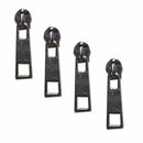 Silver Zipper Pulls, Pack of 4 PUL-SLV