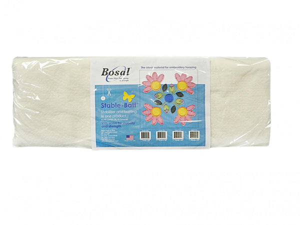 Stable-Batt 24" Wide Stabilizer & Batting 62.3 Cotton 26.7 Poly