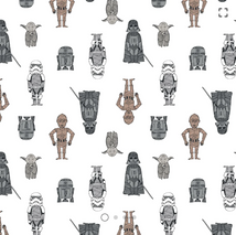 Star Wars Light & Day-Sketch Figures White 73010602-01