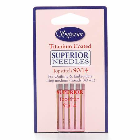 Superior Topstitch Machine Needle Size 90/14 5ct - 1329014