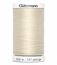 Thread Eggshell Polyester 547YD Gutermann