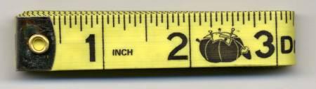 Tape Measure-Vinyl Yellow 60" CW25