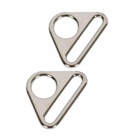 Triangle Ring Flat 1-1/2" Nickel 2pcs HAR15TRNTWO
