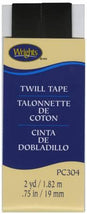 Twill Tape 3/4in Black 117304031
