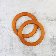 Two Wooden Handles Cinnamon STS304CI