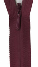 Unique Invisible Zipper 14" - Burgundy