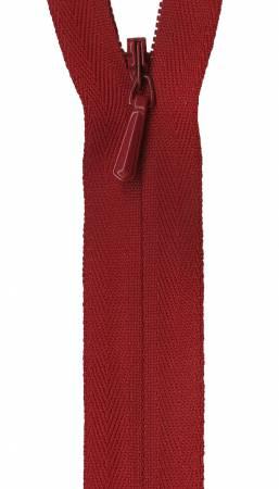Unique Invisible Zipper 18" - Apple Red