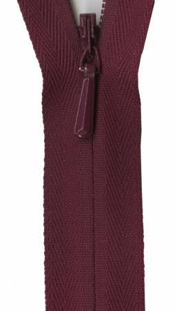 Unique Invisible Zipper 18" - Burgundy
