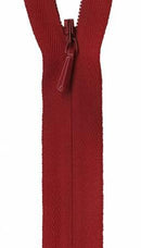 Unique Invisible Zipper 9" - Apple Red