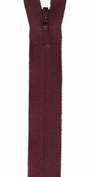 Unique Invisible Zipper 9" - Burgundy