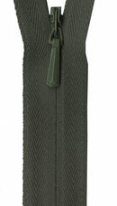 Unique Invisible Zipper 9" - Olive