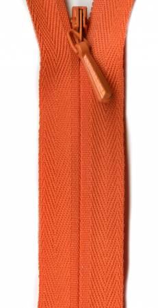 Unique Invisible Zipper 9" - Tangerine