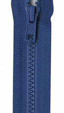 Vislon 1-Way Separating Zipper 16in Rocket Blue VSP16-557