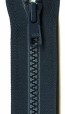 Vislon 1-Way Separating Zipper 18in Navy VSP18-560