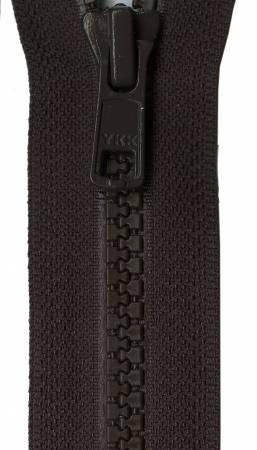 Vislon 1-Way Separating Zipper 18in Sable Brown VSP18-570