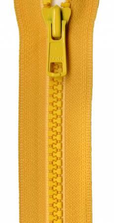Vislon 1-Way Separating Zipper 22in Buttercup VSP22-506