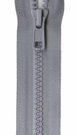 Vislon 1-Way Separating Zipper 22in Foggy Gray VSP22-S562