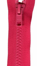 Vislon 1-Way Separating Zipper 24in Lipstick VSP24-516