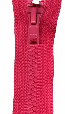 Vislon 1-Way Separating Zipper 24in Lipstick VSP24-516