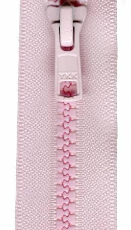 Vislon 1-Way Separating Zipper 28in Baby Pink VSP28-512