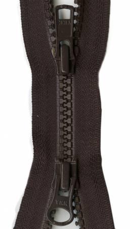 Vislon 2-Way Separating Zipper 26" - Sable