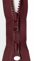 Vislon 2-Way Separating Zipper 30" - Cherry