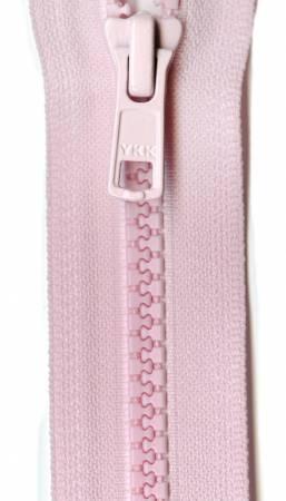 Vislon Closed Bottom Zipper 7in Baby Pink VCL07-512