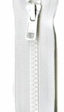 Vislon Closed Bottom Zipper 7in White VCL07-501
