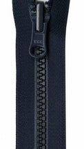 Vislon Reversible Separating Zipper 30in Navy VRS30-560