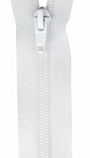 Vislon Robe Zipper 35in White VRZ35-501