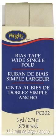 Wide Single Fold Bias Tape Khaki-  117202097